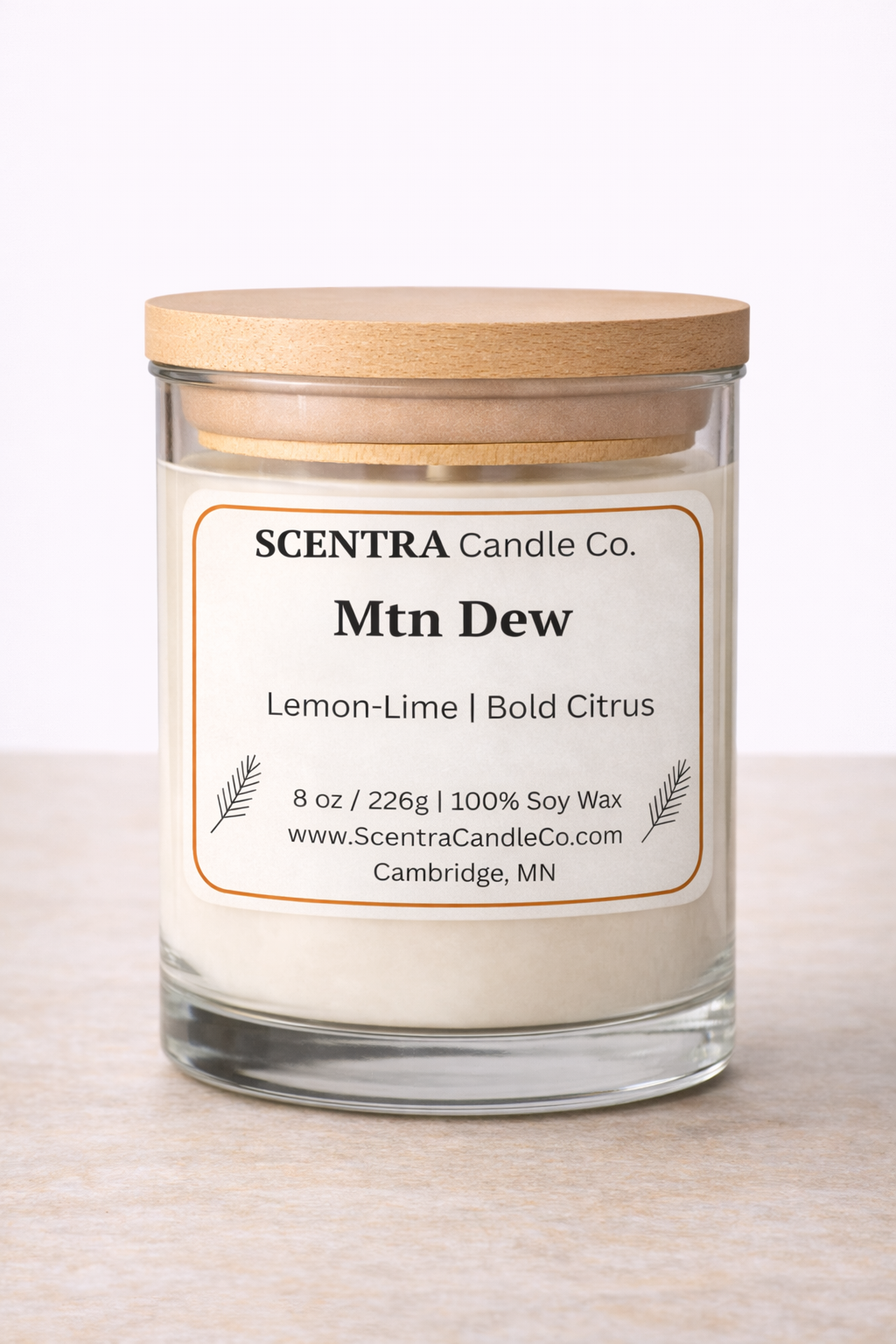 Mtn Dew Candle