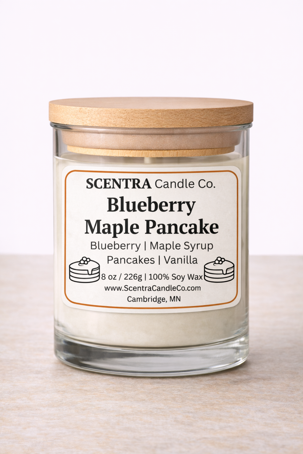 Blueberry Maple Pancake Candle