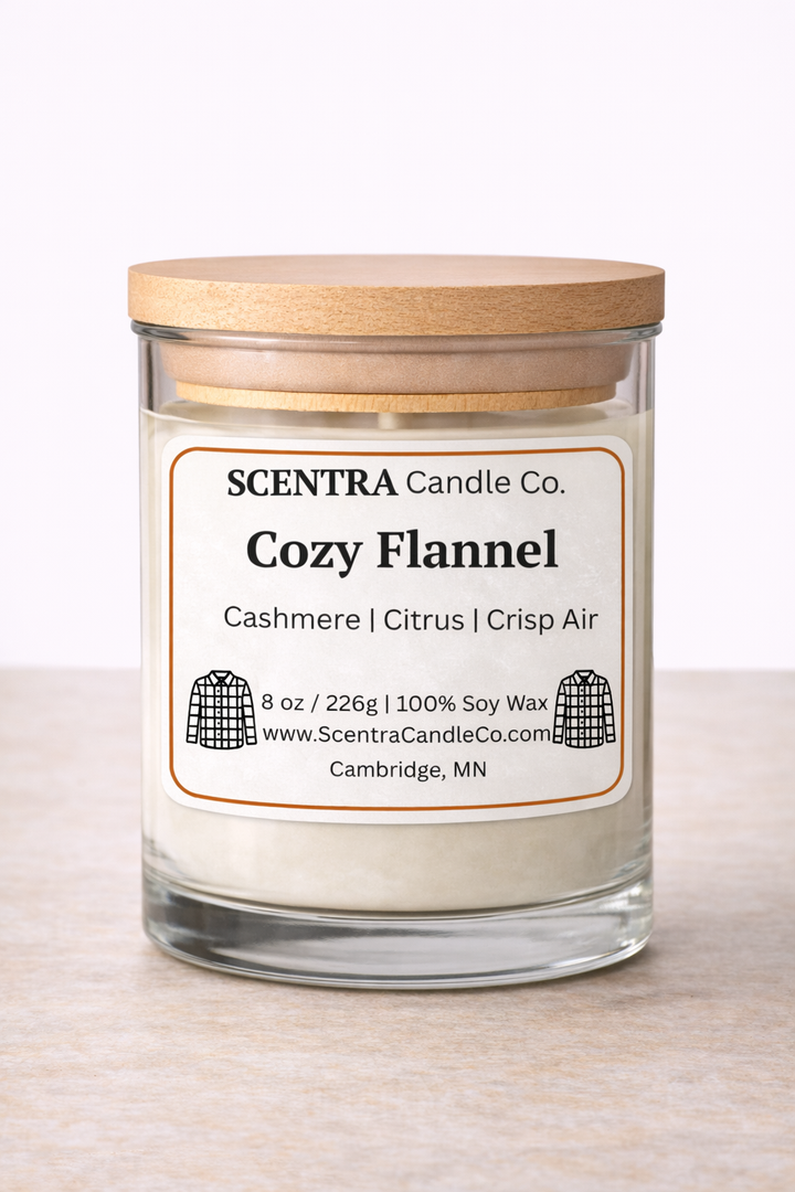 Cozy Flannel Candle