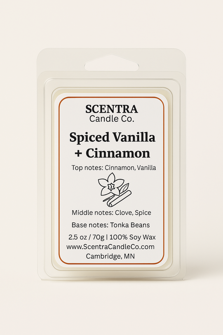 Spiced Vanilla + Cinnamon Wax melt