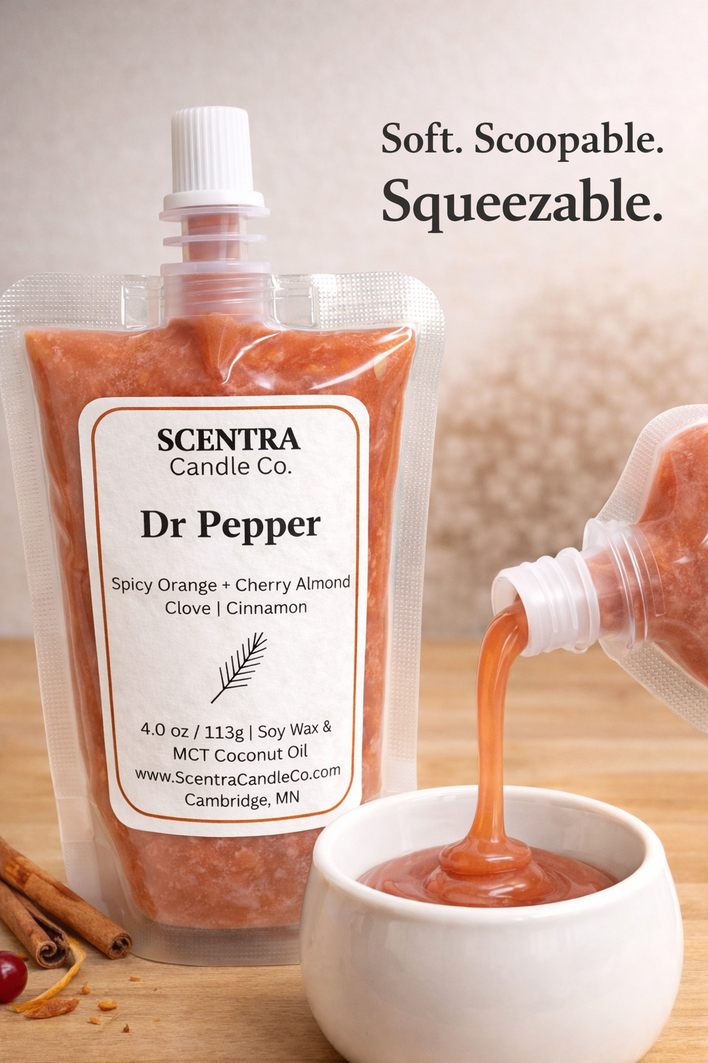 Dr Pepper Squeezable Wax Melt